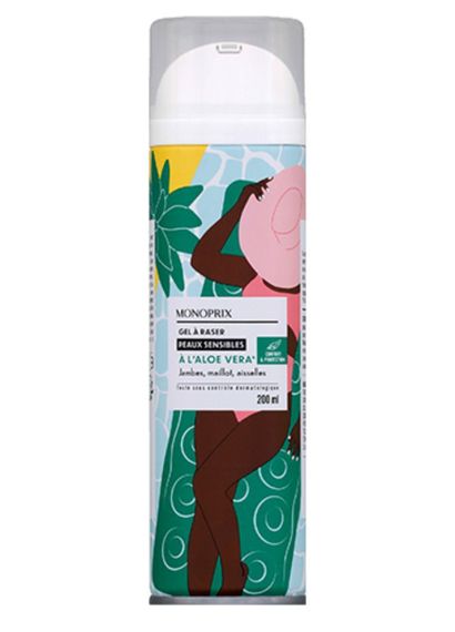 Гель для гоління жіночий Monoprix Aloe Vera 200 мл