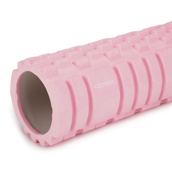 Масажний ролик Cornix EVA 33 x 14 см (валик, ролер) XR-0036 Light Pink | Зображення 1