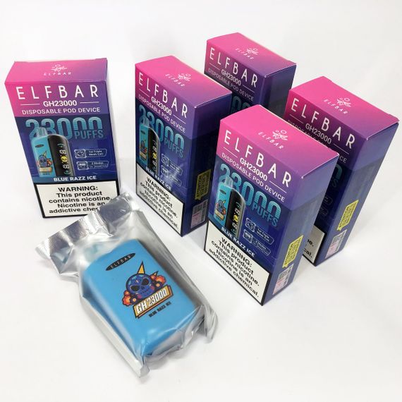 ELF BAR GH 23000 5%. Синя малина (Blue Razz Ice) | Зображення 2