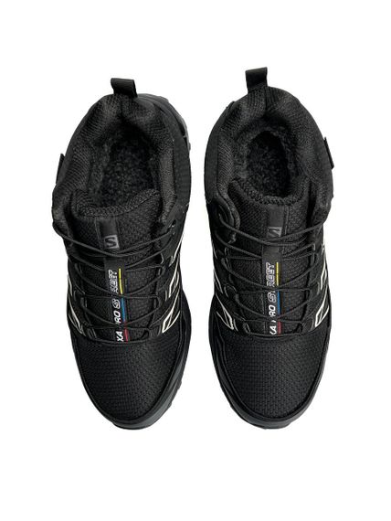 Мужские зимние кроссовки  Salomon XT-6 Black Beig Fur, Вьетнам 44 28 | Зображення 3