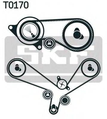 Комплект ременя ГРМ (Вир-во SKF) SKF VKMA01152 на AUDI A8 седан (4D2, 4D8)