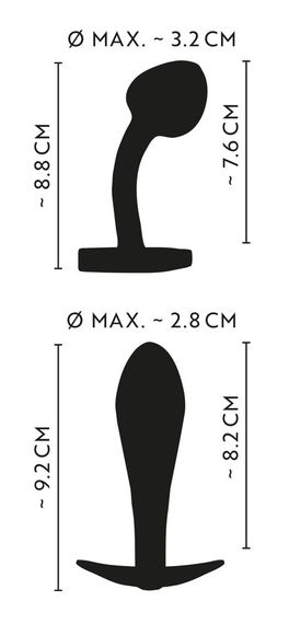 Набір пробок Anos Metal Butt Plug Set Rainb | Зображення 6
