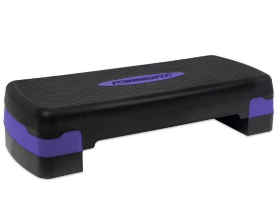 Степ платформа EasyFit Step-B 2-ступінчаста фіолетова (EF-0540-V)
