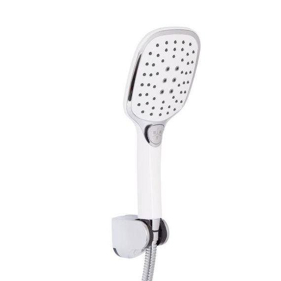 Смеситель для ванны Qtap Grand (c душевым гарнитуром) QTGRAWCR006 Chrome/White | Зображення 4