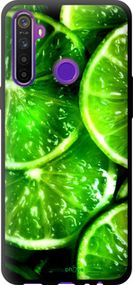 Чохол на Realme 5 Зелені часточки лимона "852b-1862-2448"