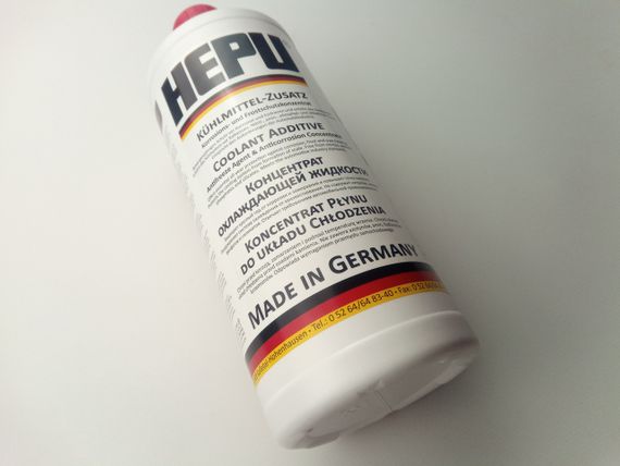 Антифриз HEPU концентрат (червоний) 1,5 л. (P999-G12) (01381)