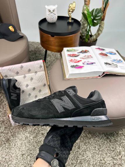 Кросівки New 574 All Black , В'єтнам B4205 39 24.5 см | Зображення 8