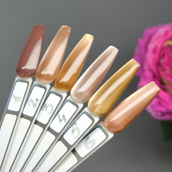 Гель-лак для нігтів Bee Nails Caramel котяче око 03 8мл | Зображення 6