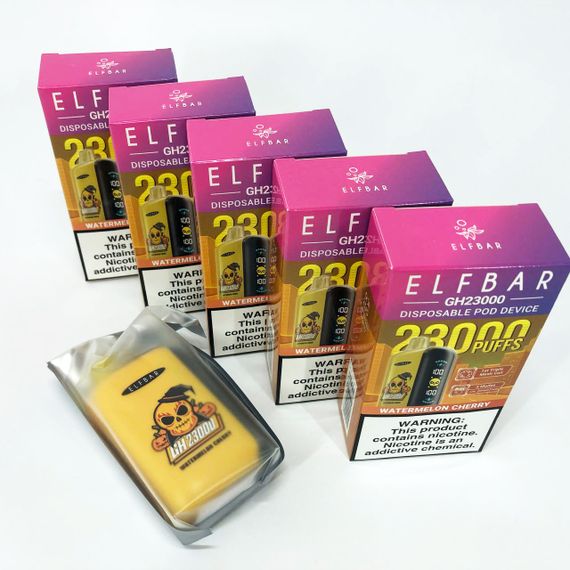 ELF BAR GH 23000 смак Кавун Вишня (Watermelon Cherry) | Зображення 1