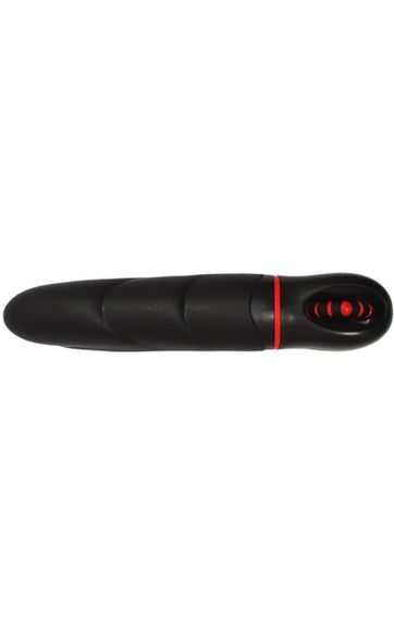 Вибратор с оригинальным дизайном и ребристой поверхностю AMOR BIG VIBRATOR ANGELUS (Приложение НЕ Sex Aura | Зображення 2