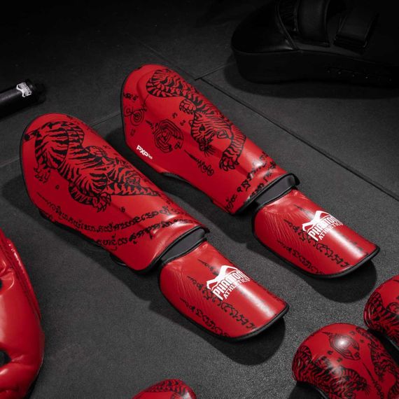 Защита голени и стопы Фантом Muay Thai Red S/M | Зображення 5