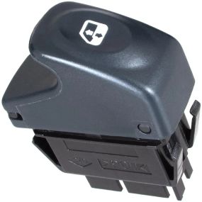 Renault Clio II (з 1998) кнопка передніх склопідйомників 5 контактів ліва = права, Рено Кліо 2