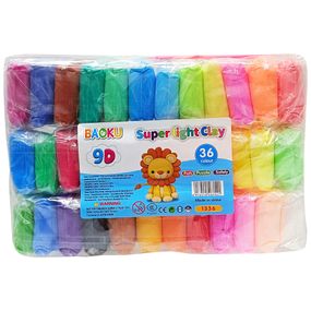 Набір для ліплення з повітряним пластиліном BK-1336, 36 кольорів