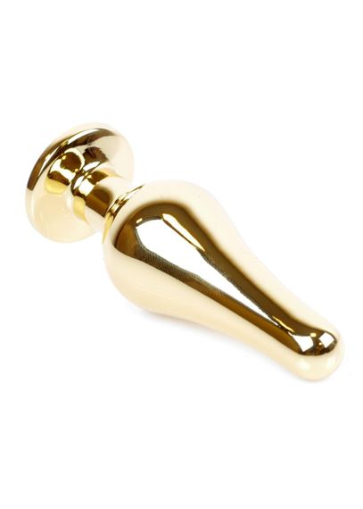 Анальна пробка B - Series HeavyFun Jawellery Gold, зелена | Зображення 5