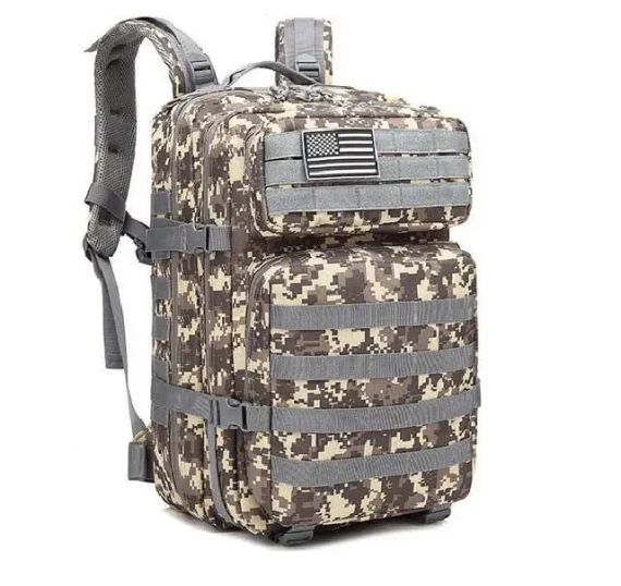 Військовий рюкзак IdealForce 45L Tactical MOLLE – штурмовий, водостійкий, міцний туристичний рюкзак для ЗСУ, походів та міста | Зображення 3