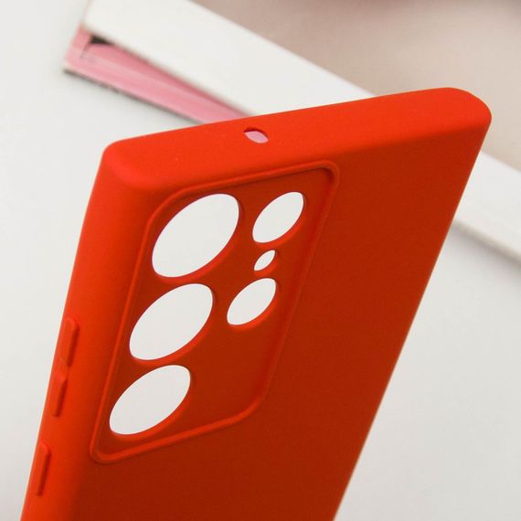 Чехол Silicone Cover Lakshmi Full Camera (AA) для Samsung Galaxy S25 Ultra Красный / Red | Зображення 5