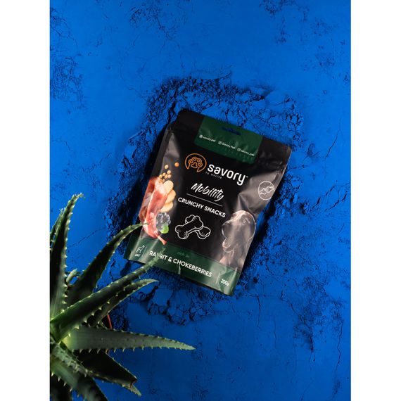 Хрусткі ласощі Savory Mobility Rabbit and Chokeberries для собак усіх порід для здоров’я суглобів з кроликом і чорноплідною | Зображення 5