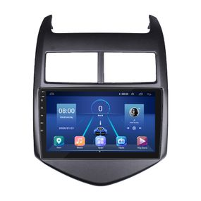 Штатная магнитола Lesko для Chevrolet Sonic I 2011-2016 экран 9" 6/128Gb 4G Wi-Fi GPS Top Шевроле
