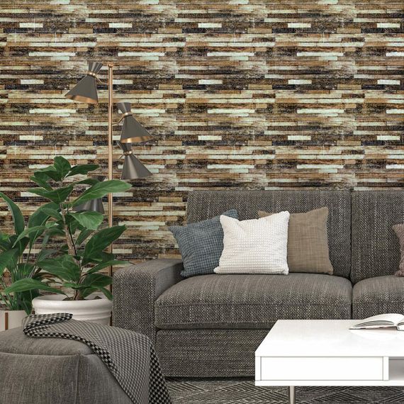 Самоклеюча декоративна панель під цеглу мікс 700x770x6мм (343) SW-00000890 | Зображення 4