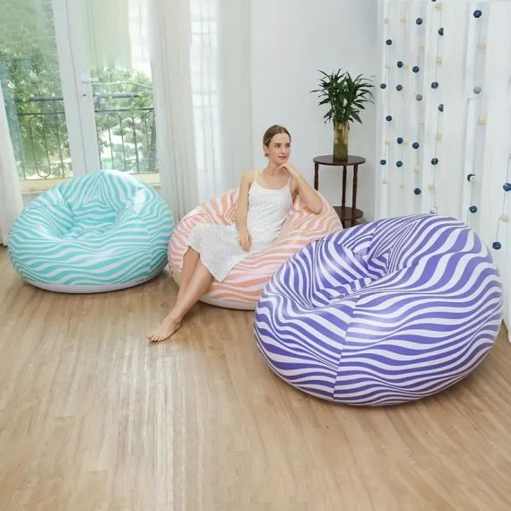 Универсальный диван в полоску - Портативный пуфик Sofa AND XL-1135 | Зображення 1