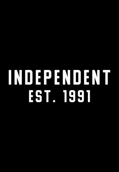 Футболка для хлопців чорна з принтом "Independent", 134 | Зображення 1