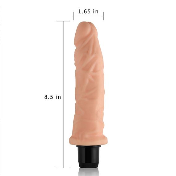 Вібратор 8.5 Real Feel Cyberskin Vibrator Sex Aura | Зображення 5