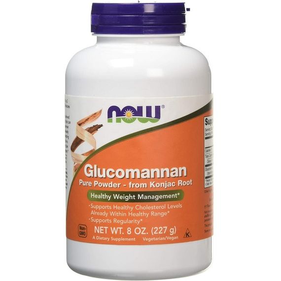 Клітковина NOW Foods Glucomannan 227 g /114 servings/ Pure
