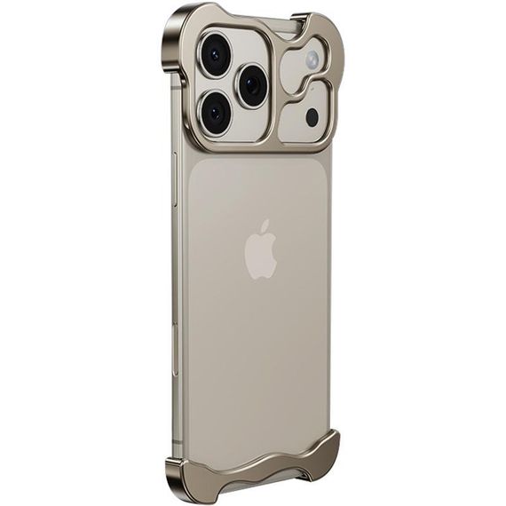 Чехол Minimalist Metal Bumper для Apple iPhone 17 Pro (6.3") Titanium Gray