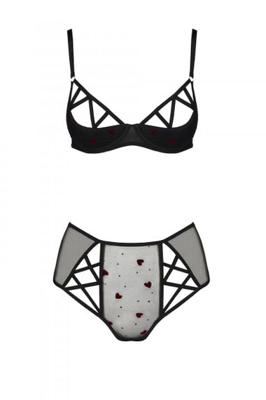 Комплект Passion LOVELIA BIKINI Черный S/M