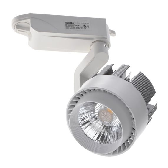 Светильник трековый поворотный LED KW-53/20W WW WH/BK