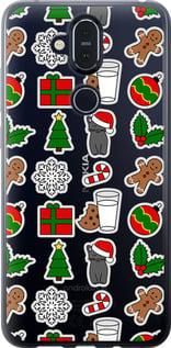 Чохол на Nokia 8.1 Новорічний 16 із силікону FCh_012898