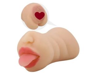 Мастурбатор із двома входами Crazy Bull — Sarah soft skin, BM-009240N sexstyle