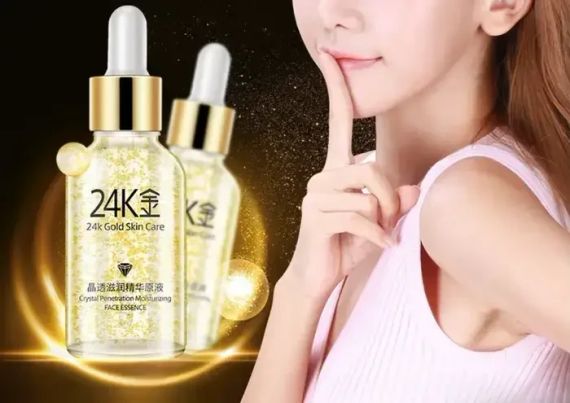 Антивозрастная сыворотка с гиалуроновой кислотой и золотом 24K GoldZen №24К 30мл | Зображення 3