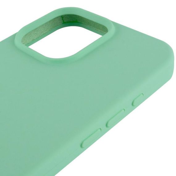 Чохол Silicone Case Full Protective (AA) для Apple iPhone 16 Pro Max (6.9") Зелений / Pistachio | Зображення 3