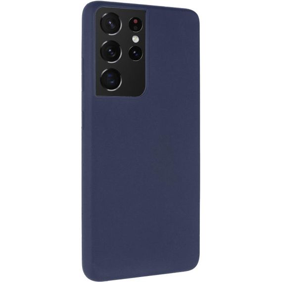 Чохол Silicone Cover Ummi Lakshmi (AA) для Samsung Galaxy S21 Ultra Синій / Midnight Blue