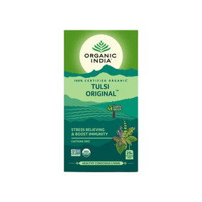 Органічний індійський чай Тулсі оригінальний  25 чайних пакетиків Organic India 801541050505