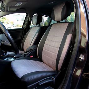 Чохли на сидіння з екошкіри та антари Citroen Nemo I 2008-2017 EMC-Elegant