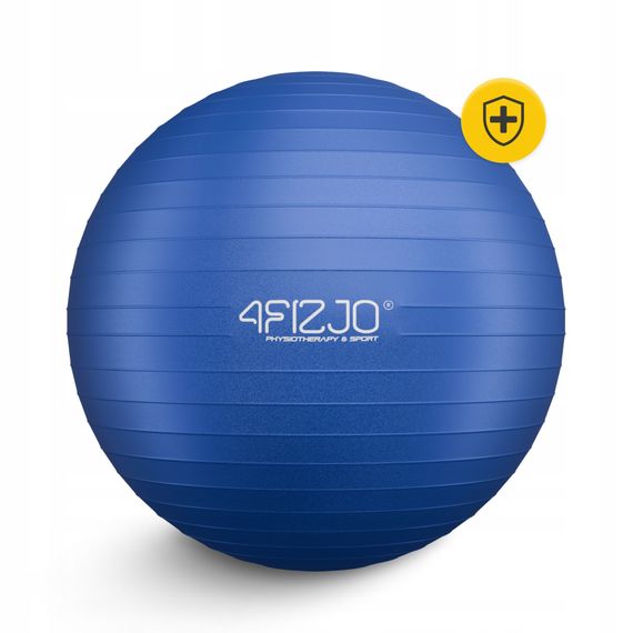 М'яч для фітнесу (фітбол) 4FIZJO 85 см Anti-Burst Blue (P-5907739316400) | Зображення 2