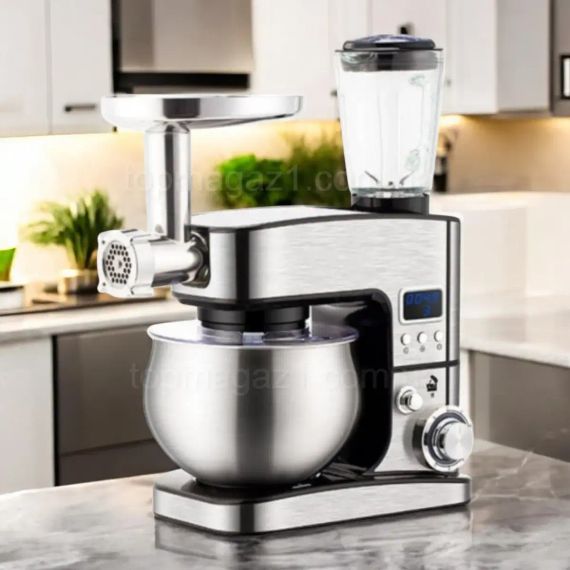 Кухонный комбайн с тестомесом 4500Вт Top Kitchen универсальный кухонный комбайн 3в1