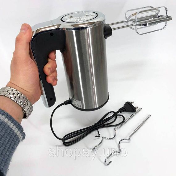 Миксер с двумя венчиками Rainberg RB-1012, Двухвенчиковый миксер для кухни с высокой мощностью TQ-23 | Зображення 4