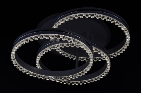 Люстра світлодіодна стельова LED світильник для квартири на стелю лед 26324 Білий 16х43х43 см. | Зображення 5