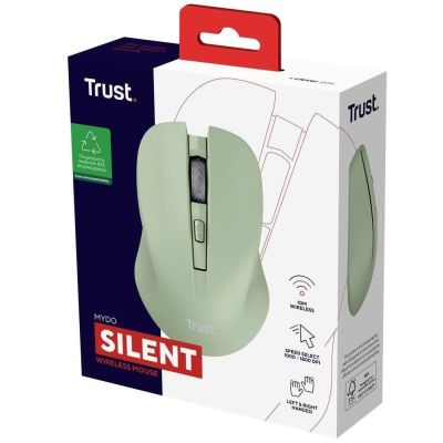 Мышка Trust Mydo Silent Wireless Green (25042) | Зображення 7