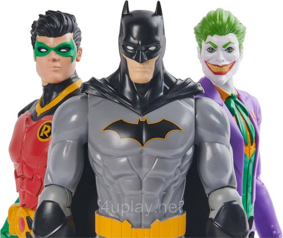 DC Comics Batman Team Up 3-Pack, The Joker, Robin Оригинал Подарочный набор 30см фигур Бэтмен, Джокер, Робин | Зображення 3