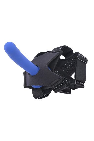 Страпон на ногу для проникнення без рук Sportsheets Pivot фетиш-аксесуар, чорний sexstyle | Зображення 4