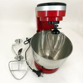 Миксер-тестомес планетарный Domotec MS-1368 на 6 скоростей 3 насадки чаша 4 BF-917 л 1500W