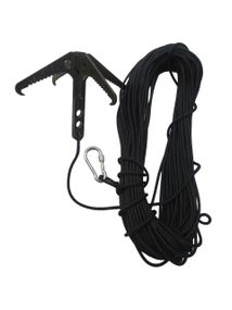 Гачок кішка сталь з шнуром паракорд М&М Чорний (213694)