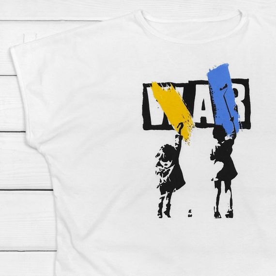 Женская футболка NO WAR | Зображення 1