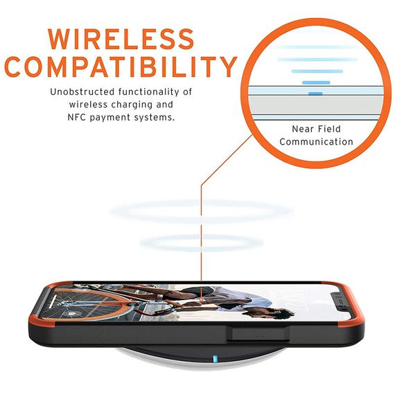 Чехол TPU UAG CIVILIAN series для Apple iPhone 14 Pro (6.1") Черный | Зображення 2