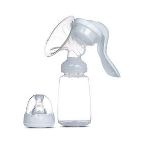 Ручний молоковідсмоктувач + пляшечка для годування та зберігання грудного молока