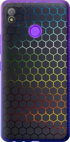 Чехол на Tecno Pop 4 BC2c Переливающиеся соты "498u-2427-17620"